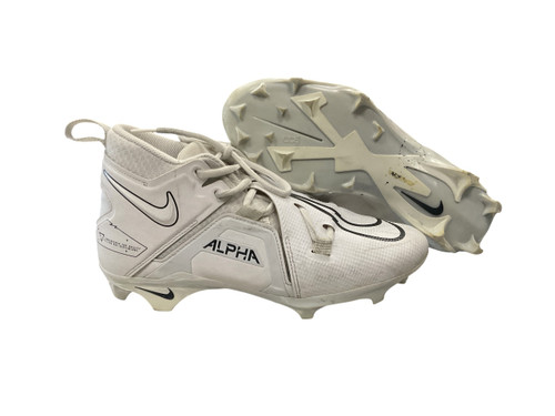 Vist Large View of Product Image Which is Used Nike Adult FB Cleats White Senior 7.5