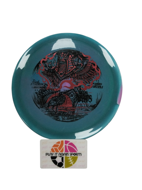 Vist Large View of Product Image Which is Used Prodigy Disc KJ FEEDBACK Disc Golf Driver Teal