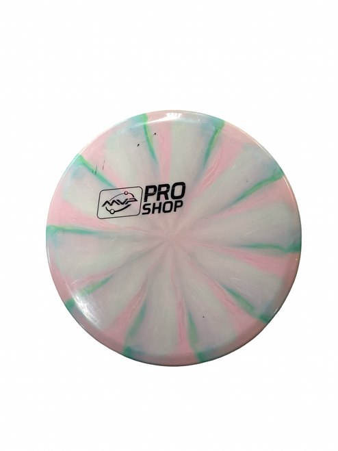 Vist Large View of Product Image Which is Used MVP ECHO PRO SHOP Disc Golf Mid Range Pink