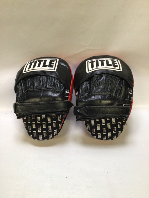 Vist Large View of Product Image Which is Used Title Boxing Boxing Pads Black And Red