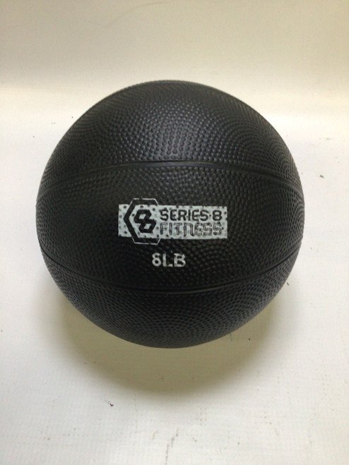 Vist Large View of Product Image Which is Used Medicine Ball Black 8 lb