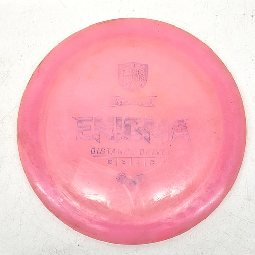 Vist Large View of Product Image Which is Used Discmania NEO EVOLUTION ENIGMA Disc Golf Driver Pink 174g