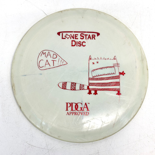 Vist Large View of Product Image Which is Used Lone Star Disc BRAVO MAD CAT Disc Golf Driver Grey 174g