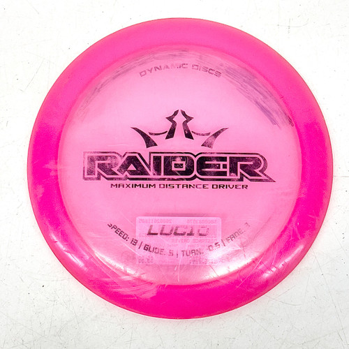 Vist Large View of Product Image Which is Used Dynamic Discs LUCID RAIDER Disc Golf Driver Pink 174g