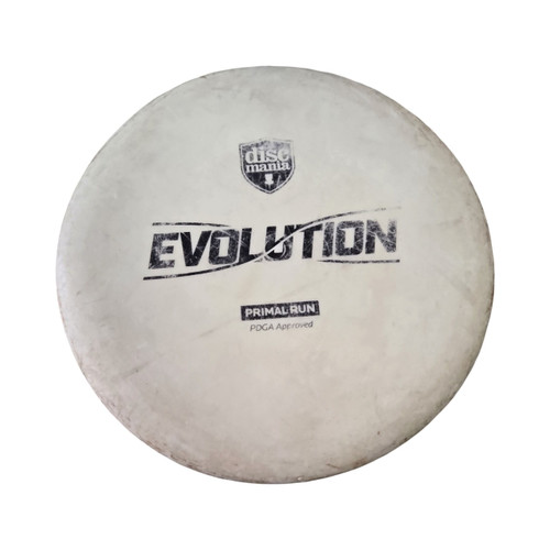 Vist Large View of Product Image Which is Used Discmania PRIMAL RUN Disc Golf Putter White