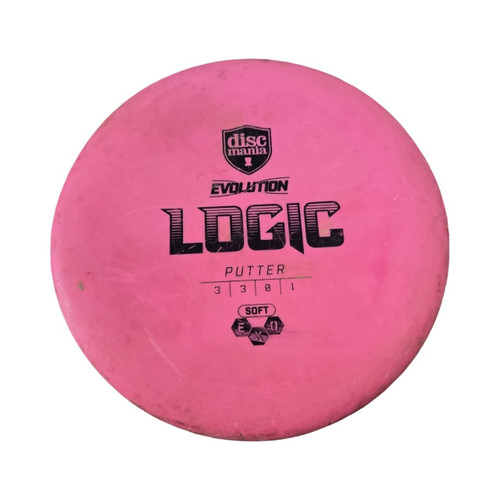 Vist Large View of Product Image Which is Used Discmania LOGIC SOFT EXO Disc Golf Putter Pink