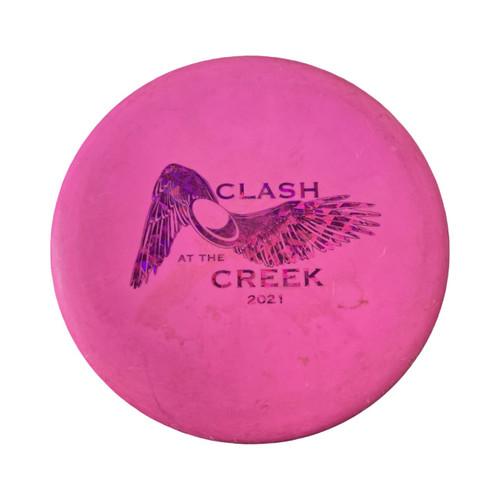 Vist Large View of Product Image Which is Used Discmania LINK SOFT EXO Disc Golf Putter Pink
