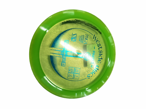 Vist Large View of Product Image Which is Used Westside SWORD Disc Golf Driver Neon Green