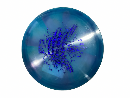 Vist Large View of Product Image Which is Used Discraft Z XTEME Disc Golf Driver Royal Blue