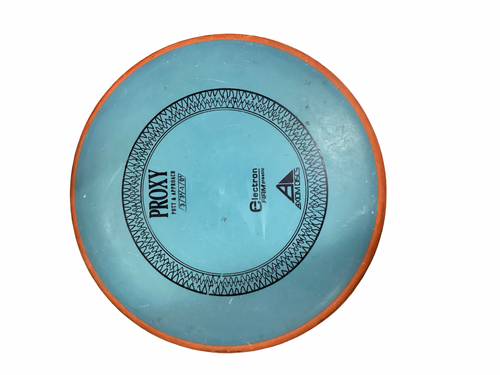 Vist Large View of Product Image Which is Used Axiom ELECTRON PROXY Disc Golf Putter Carolina Blue