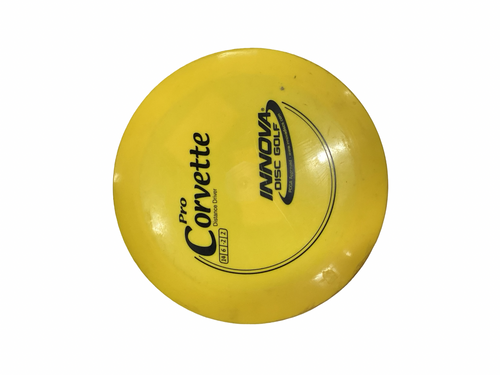 Vist Large View of Product Image Which is Used Innova PRO CORVETTE Disc Golf Driver Yellow