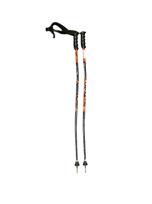 Vist Large View of Product Image Which is Used Rossignol WORLD CUP FIS 100CM Boys DH Ski Pole Black And Orange 100 cm / 40 in