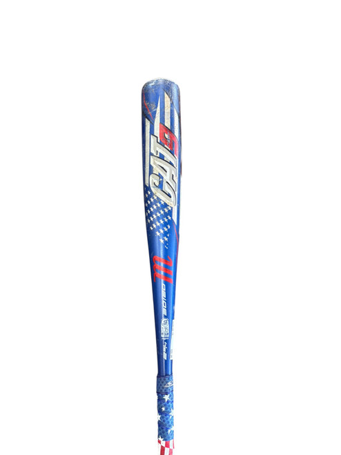 Vist Large View of Product Image Which is Used Marucci CAT 9 AMERICA BB/SB USSSA 2 3/4 Bat 28"