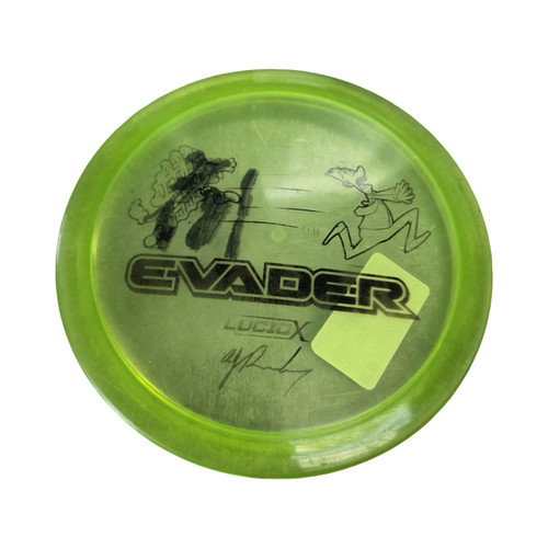 Vist Large View of Product Image Which is Used Dynamic Discs EVADER LUCID Disc Golf Driver Green