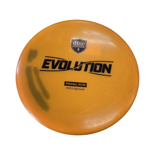 Vist Large View of Product Image Which is Used Discmania PRIMAL RUN METHOD Disc Golf Putter Orange