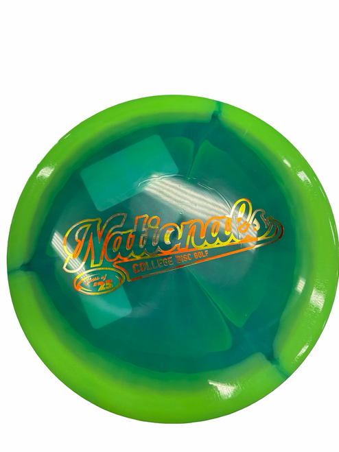Vist Large View of Product Image Which is Used Innova HAWKEYE Disc Golf Driver Green