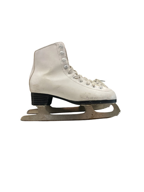 Vist Large View of Product Image Which is Used DBX SZ 4 Girls Figure Skate White Junior 04