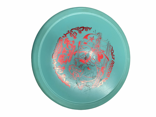 Vist Large View of Product Image Which is Used Innova PRO PIG Disc Golf Putter Carolina Blue