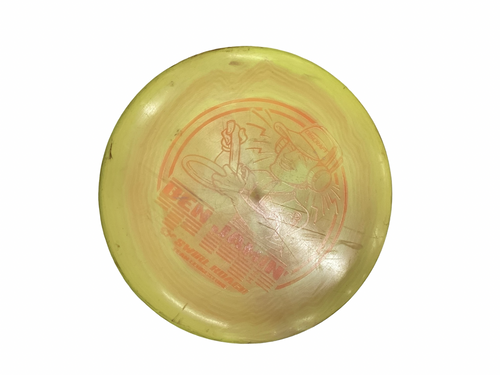 Vist Large View of Product Image Which is Used Discraft ROACH Disc Golf Putter Yellow