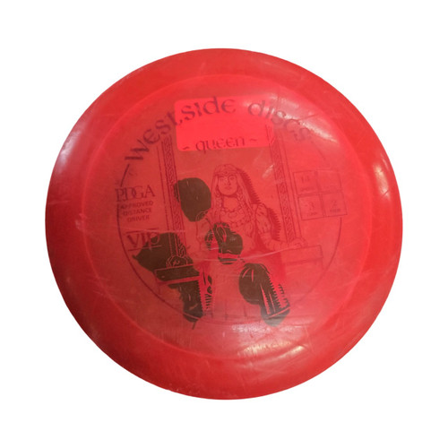 Vist Large View of Product Image Which is Used Westside QUEEN VIP Disc Golf Driver Red