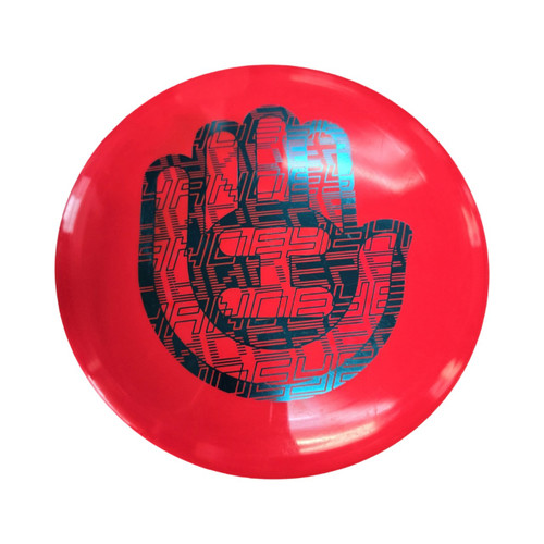 Vist Large View of Product Image Which is Used Westside WARSHIP Disc Golf Mid Range Red