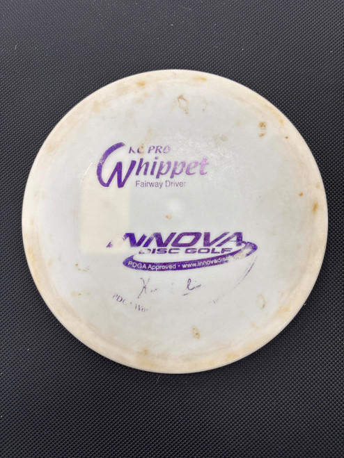 Vist Large View of Product Image Which is Used Innova KC PRO WHIPPET Disc Golf Driver White