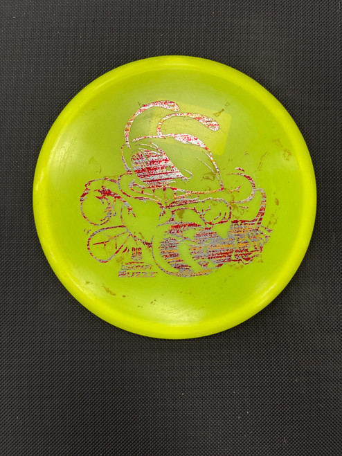 Vist Large View of Product Image Which is Used Discraft BIG Z BUZZZ Disc Golf Mid Range Yellow