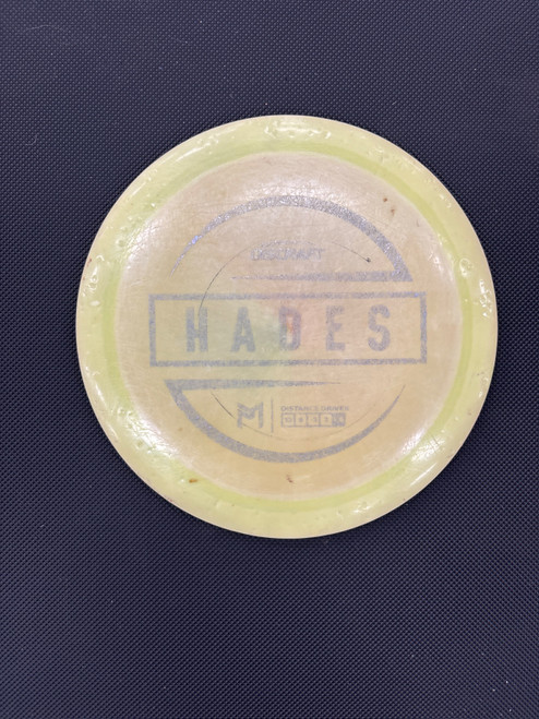 Vist Large View of Product Image Which is Used Discraft ESP HADES Disc Golf Driver Yellow