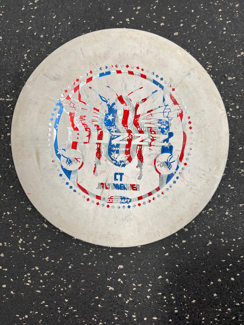 Vist Large View of Product Image Which is Used Discraft CT JAWBREAKER BUZZZ Disc Golf Mid Range White