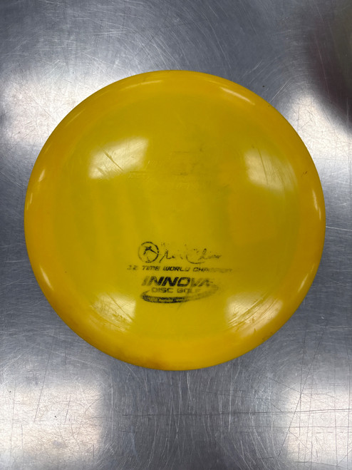 Vist Large View of Product Image Which is Used Innova STAR WRAITH Disc Golf Driver Yellow