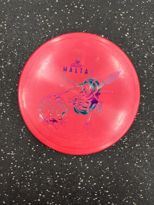 Vist Large View of Product Image Which is Used Discraft BIG Z MALTA Disc Golf Mid Range Pink