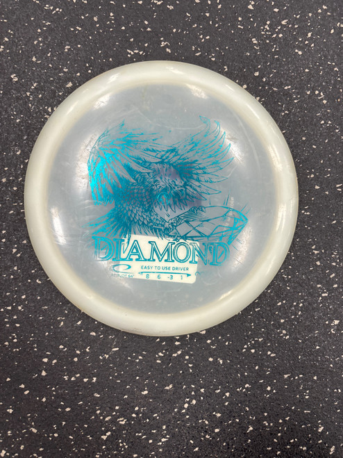 Vist Large View of Product Image Which is Used Latitude 64 OPTO DIAMOND Disc Golf Driver White