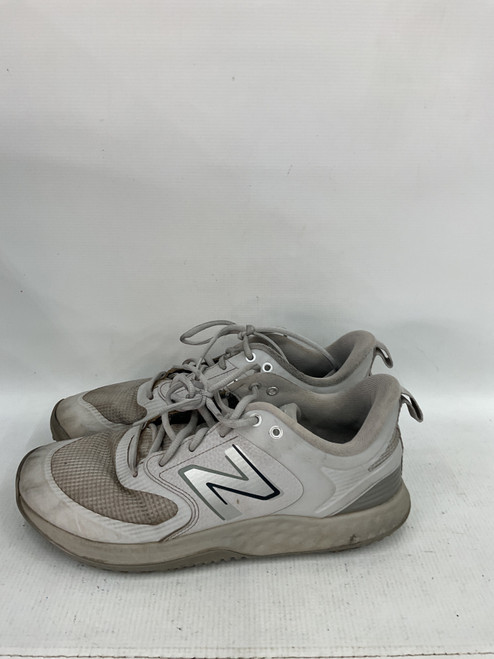 Vist Large View of Product Image Which is Used New Balance T3000 TURF SHOE BB/SB Cleats White Senior 10