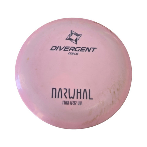Vist Large View of Product Image Which is Used DIVERGENT NARWHAL Disc Golf Putter Pink