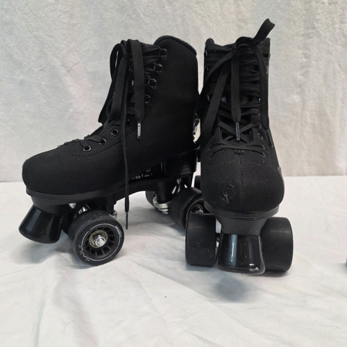 Vist Large View of Product Image Which is Used CRAZY SKATES PRIME Y12-2 Junior Roller Quad Skates Black Adjustable