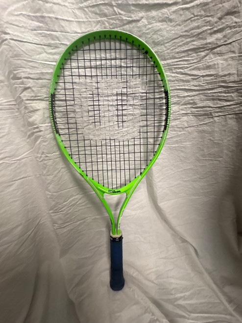 Vist Large View of Product Image Which is Used Wolfe MILOS 25 Junior Tennis Racquet Green 26"