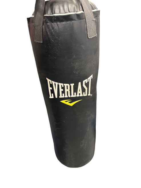 Vist Large View of Product Image Which is Used Everlast 60LB BAG Boxing Heavy Bag Black 60 lb