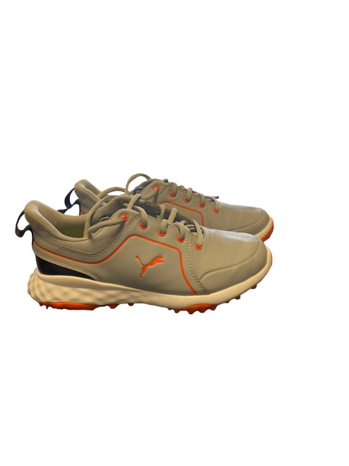 Vist Large View of Product Image Which is Used Puma Jr Golf Shoes Grey Junior 04