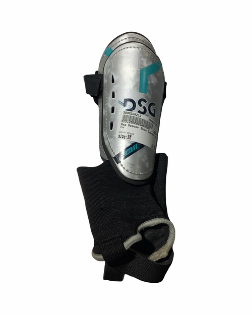 Vist Large View of Product Image Which is Used Dsg Soccer Shin Guards Youth Black SM