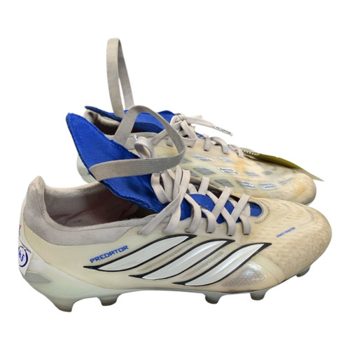 Vist Large View of Product Image Which is Used Adidas PREDATOR Soccer Cleats White Senior 6.5