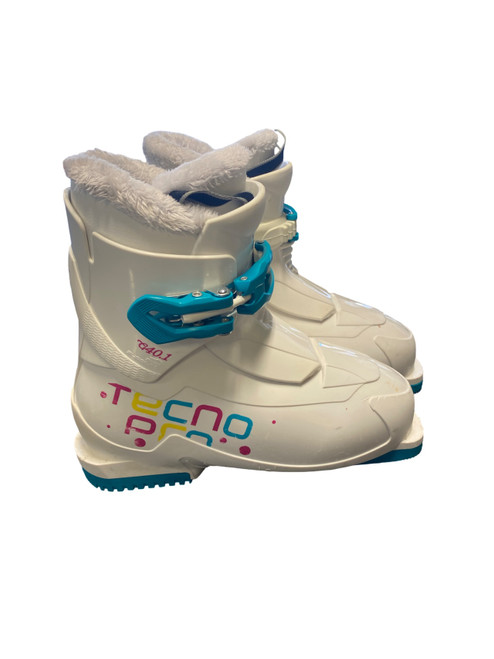 Vist Large View of Product Image Which is Used Tecno Pro G40.1 Girls DH Ski Boot White 215 MP - J03