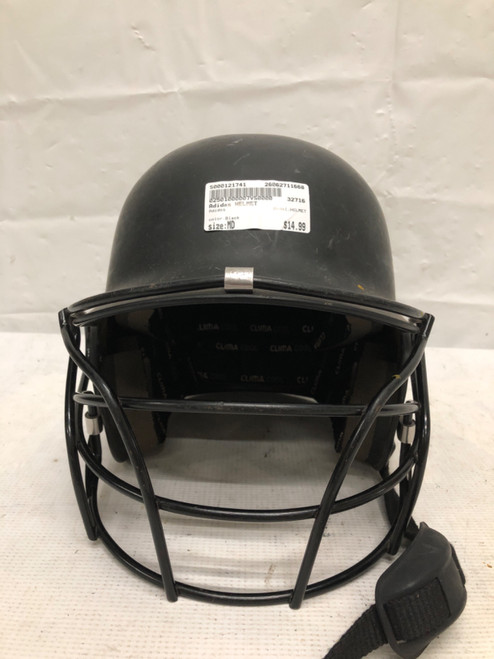 Vist Large View of Product Image Which is Used Adidas HELMET Batting Helmet w/Mask Black MD