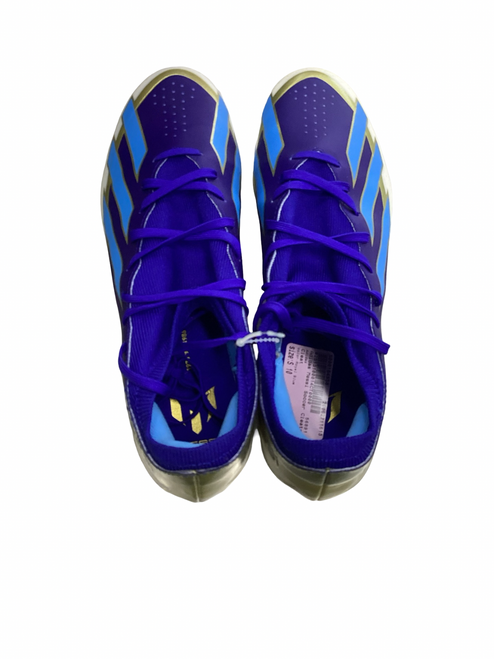 Vist Large View of Product Image Which is Used Adidas Soccer Cleats Royal Blue Senior 10