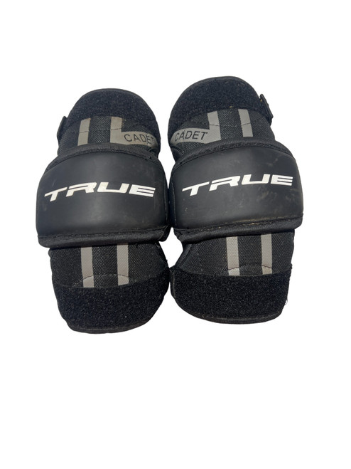 Vist Large View of Product Image Which is Used True CADET Lacrosse Arm Pads/Guards Black MD