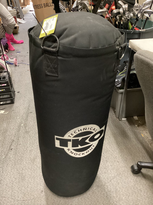 Vist Large View of Product Image Which is Used TKO BAG Boxing Heavy Bag Black 100 lb