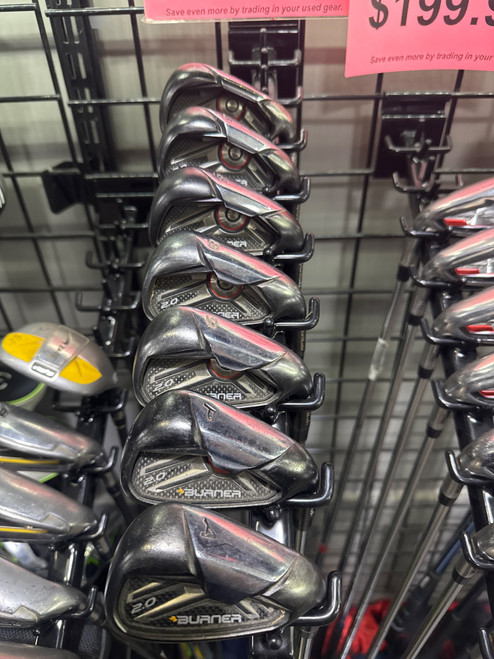 Vist Large View of Product Image Which is Used Taylormade BURNER 2.0 Mens Iron Set RH 4I-GW/AW