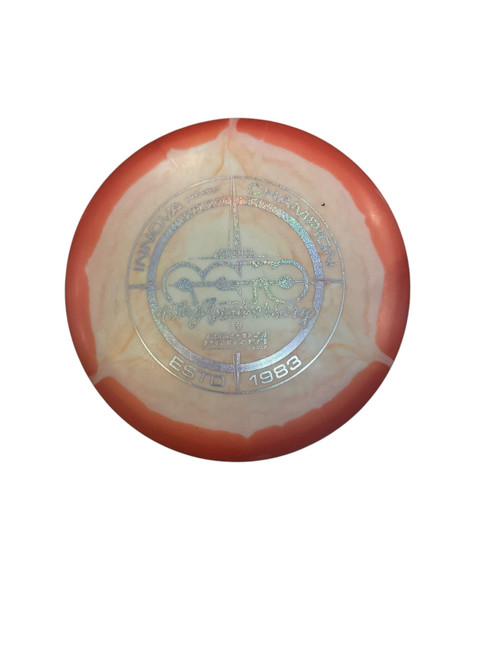Vist Large View of Product Image Which is Used Innova F2 RHYNO-X Disc Golf Mid Range Red 165g