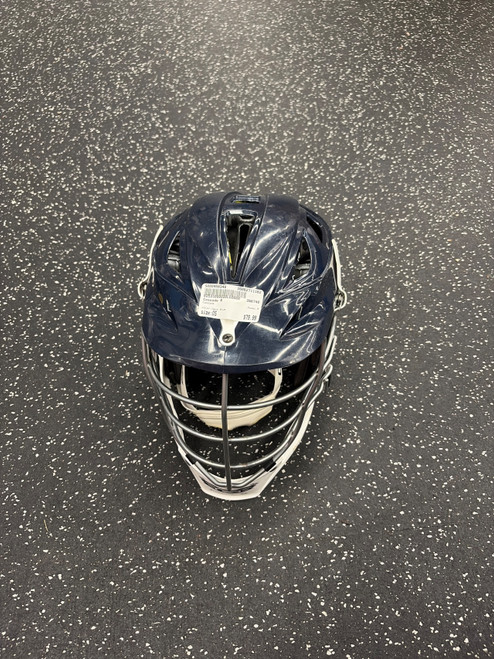 Vist Large View of Product Image Which is Used Cascade R Lacrosse Helmet Navy Blue One Size