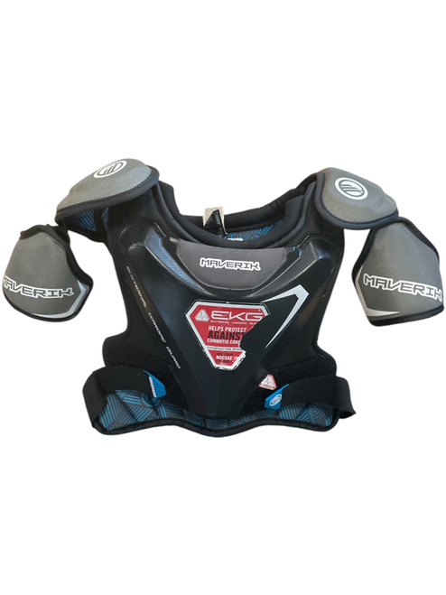 Vist Large View of Product Image Which is Used Maverik CHARGER EKG Lacrosse Shoulder Pads None SM