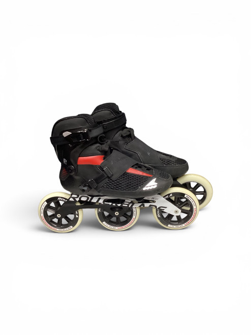 Vist Large View of Product Image Which is Used Rollerblade ENDURACE PRO 125 Senior Rec Fitness Skates Black Senior 10
